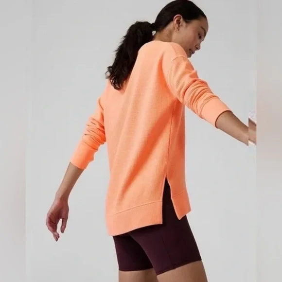 Athleta Coaster Luxe Waffle Sweatshirt - Picture 2 of 9